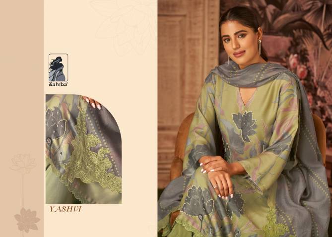 Yashvi By Sahiba Viscose Simmer Designer Dress Material Wholesale Online